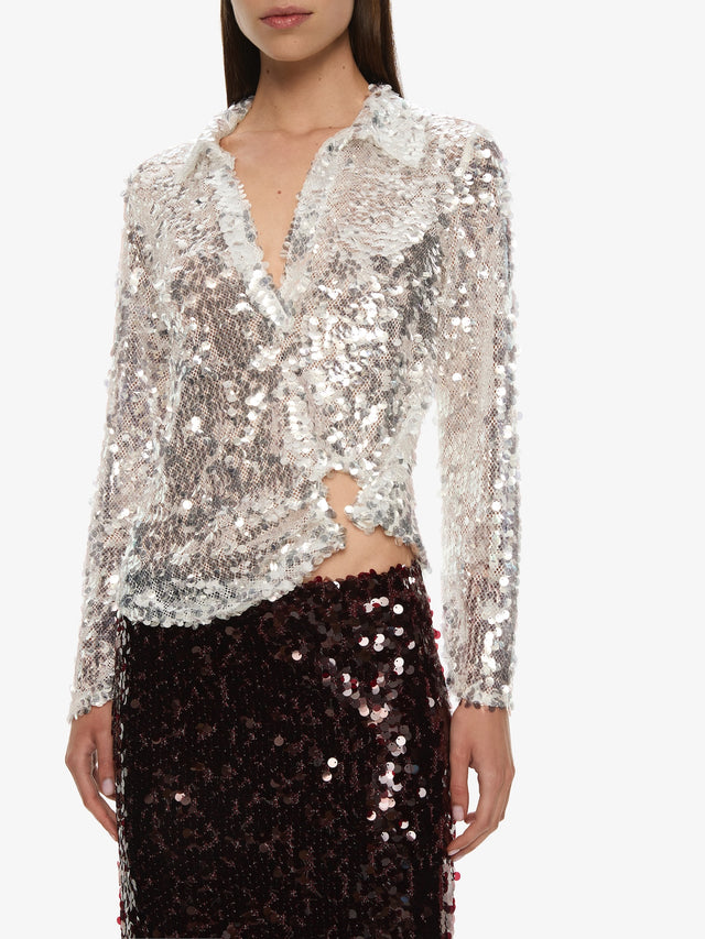 Opaline Sequin Skirt