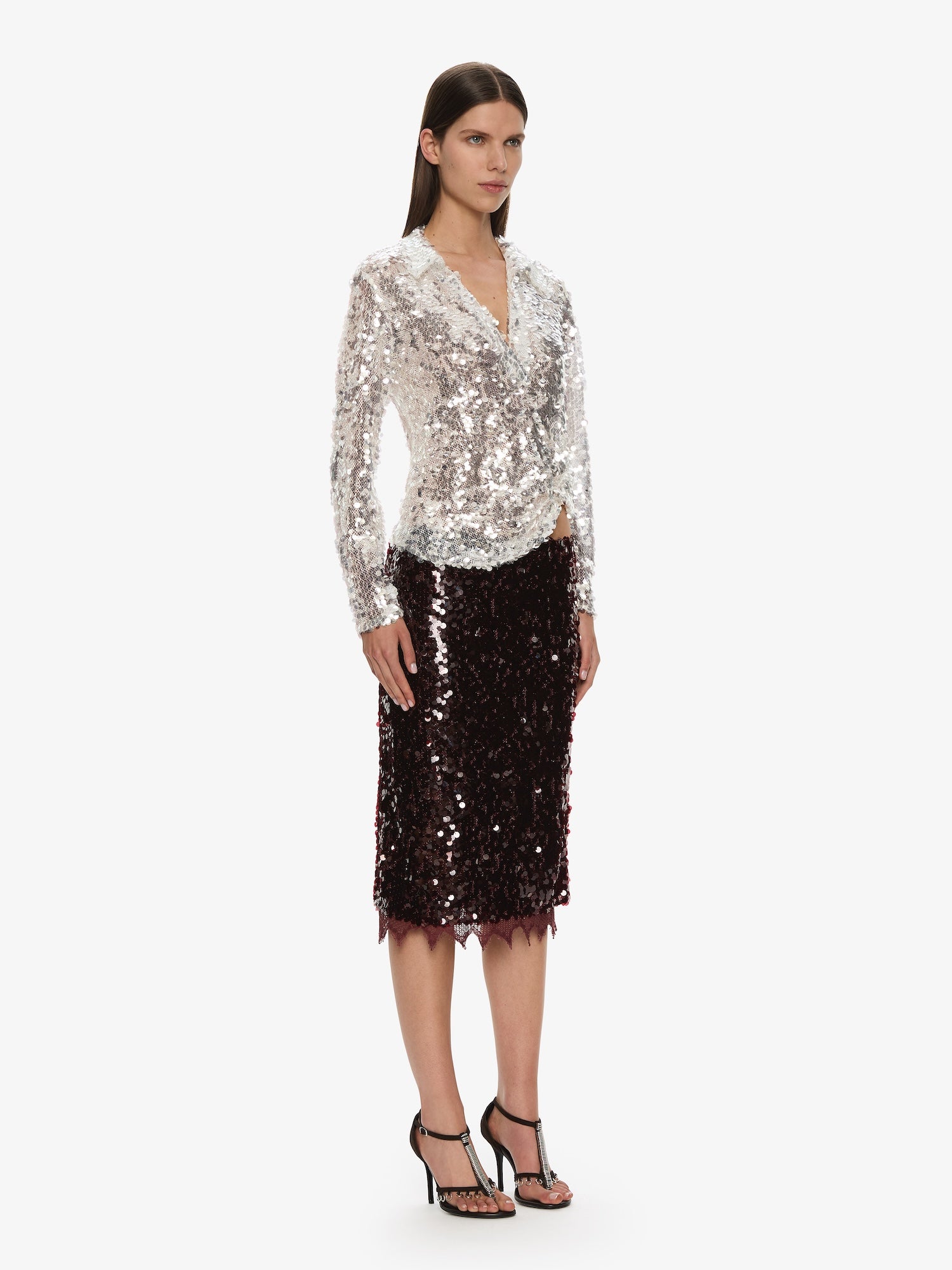 Opaline Sequin Skirt