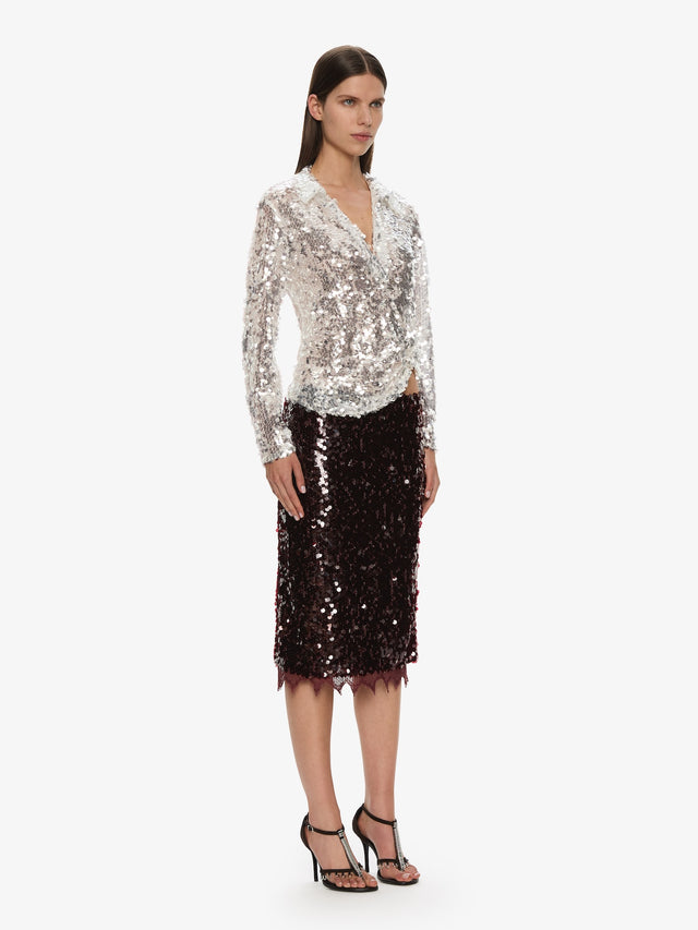 Opaline Sequin Skirt