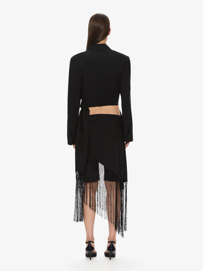 Unravel Macrame Wrap Short