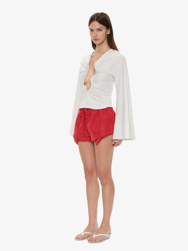 Salacia Ruched Long Sleeve Top