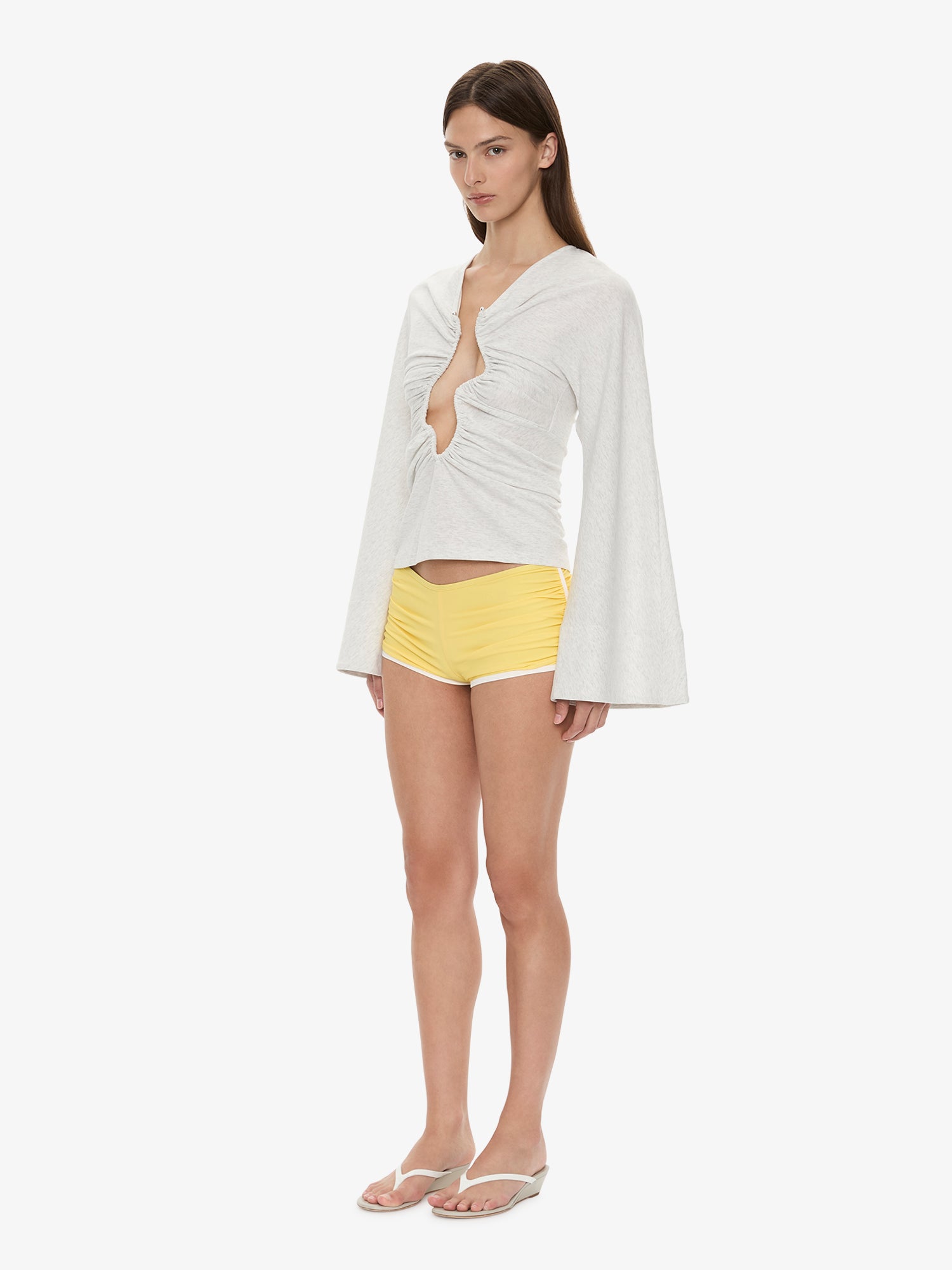 Salacia Ruched Long Sleeve Top