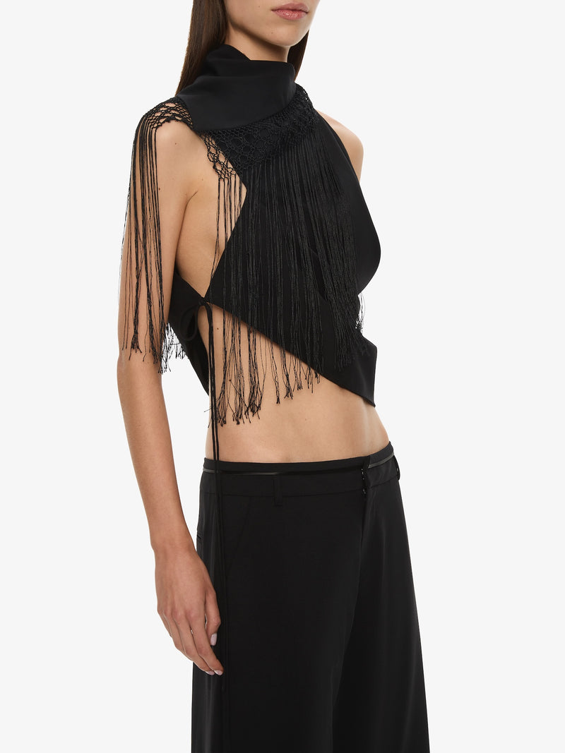 Unravel Macrame Wrap Top - Image 3