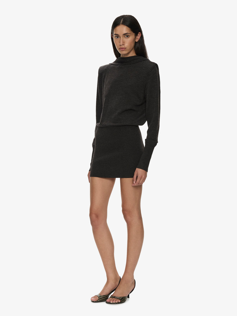 Cesura Cowl Sweater Dress - Image 4