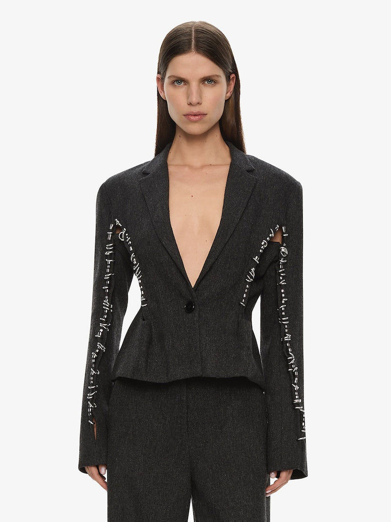 Palmas Pierced Blazer - Image 1