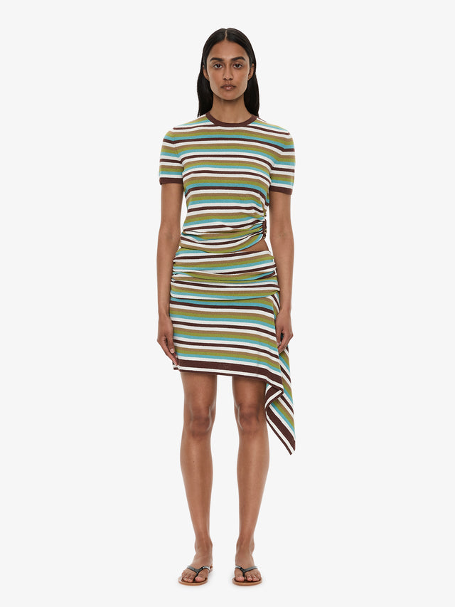 Stripe Knit Orbit Tee