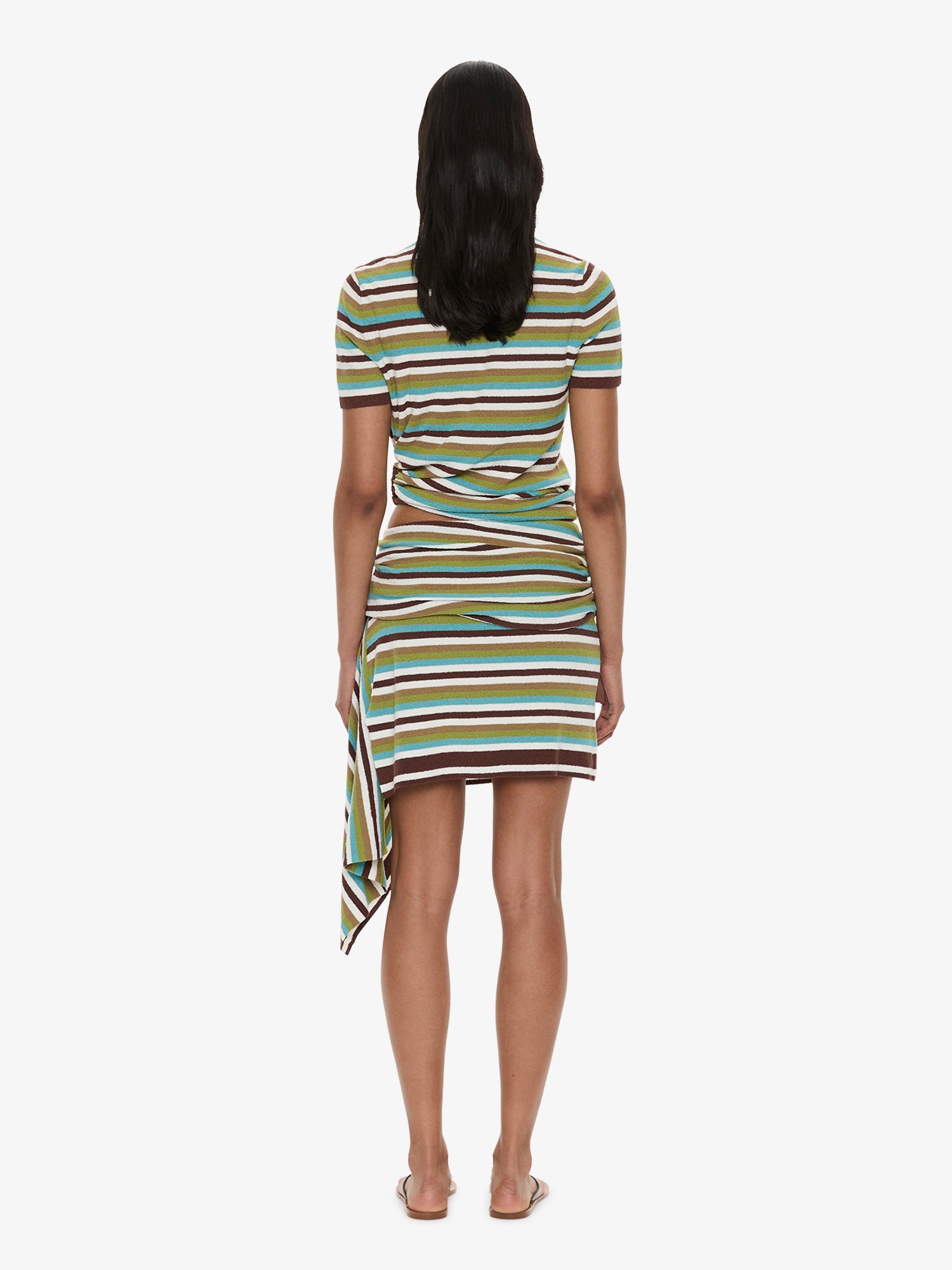 Stripe Knit Orbit Tee