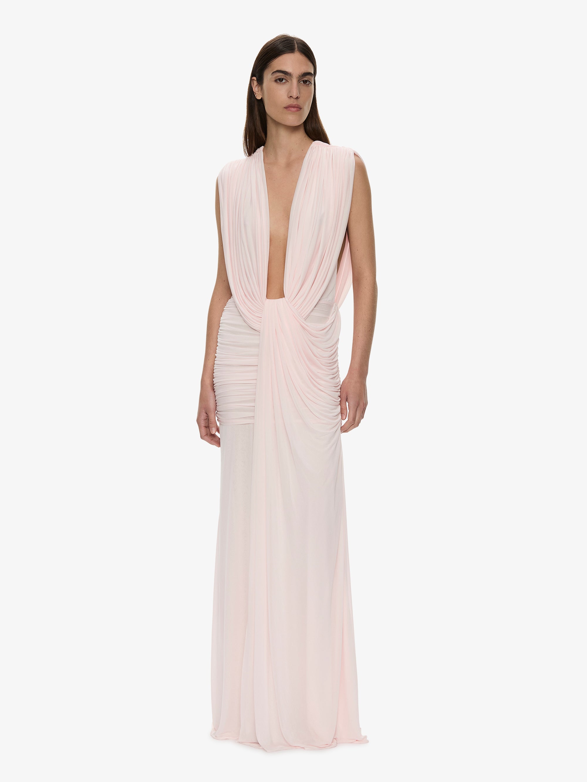 Ripple Drape Gown