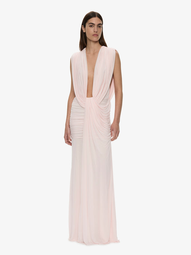 Ripple Drape Gown