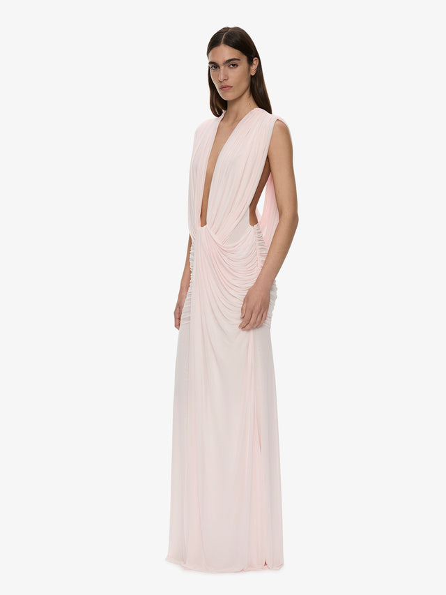 Ripple Drape Gown