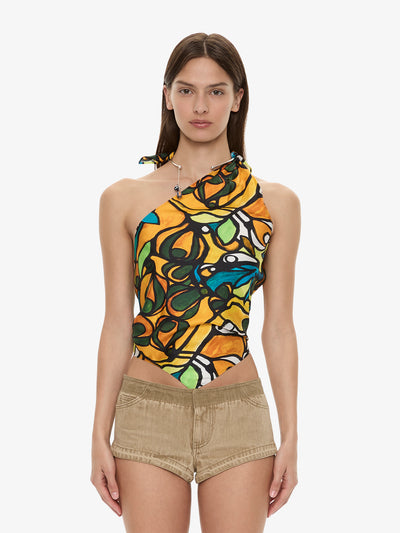 Tropic Nouveau Scarf Tie Top
