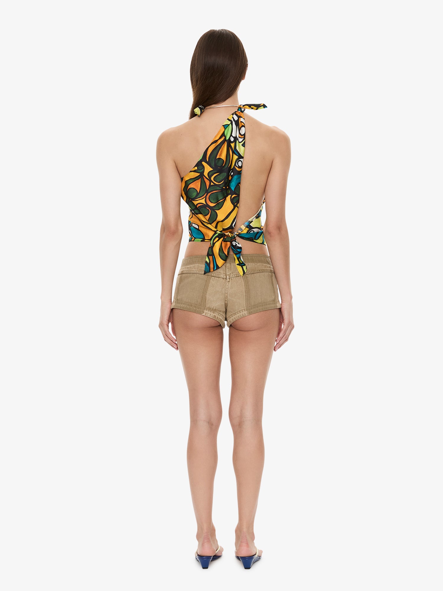 Tropic Nouveau Scarf Tie Top