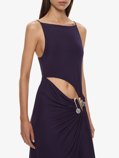 Veer Spiral Crystal Tank Dress