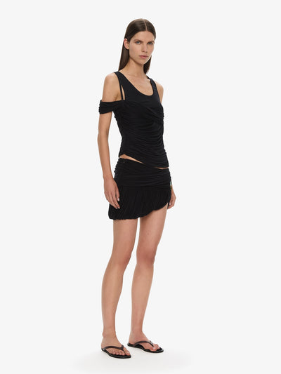 Beach Glass Bubble Mini Skirt