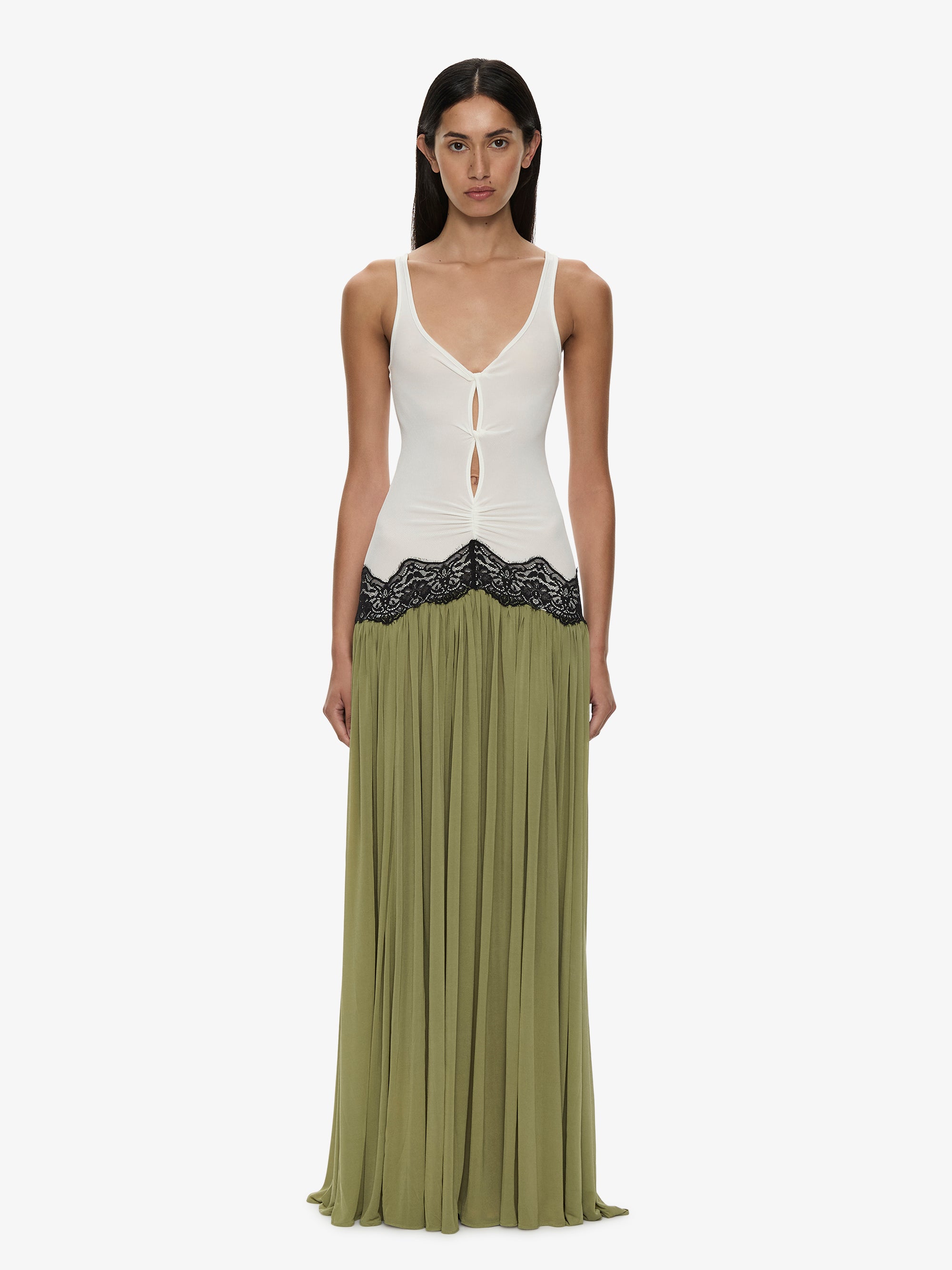 Open Twist Verner Lace Tank Dress