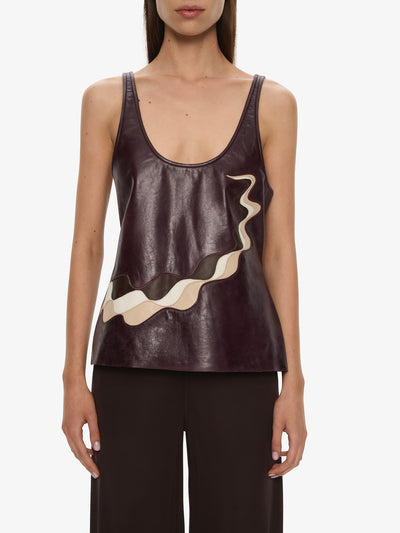 Fragment Leather Tank
