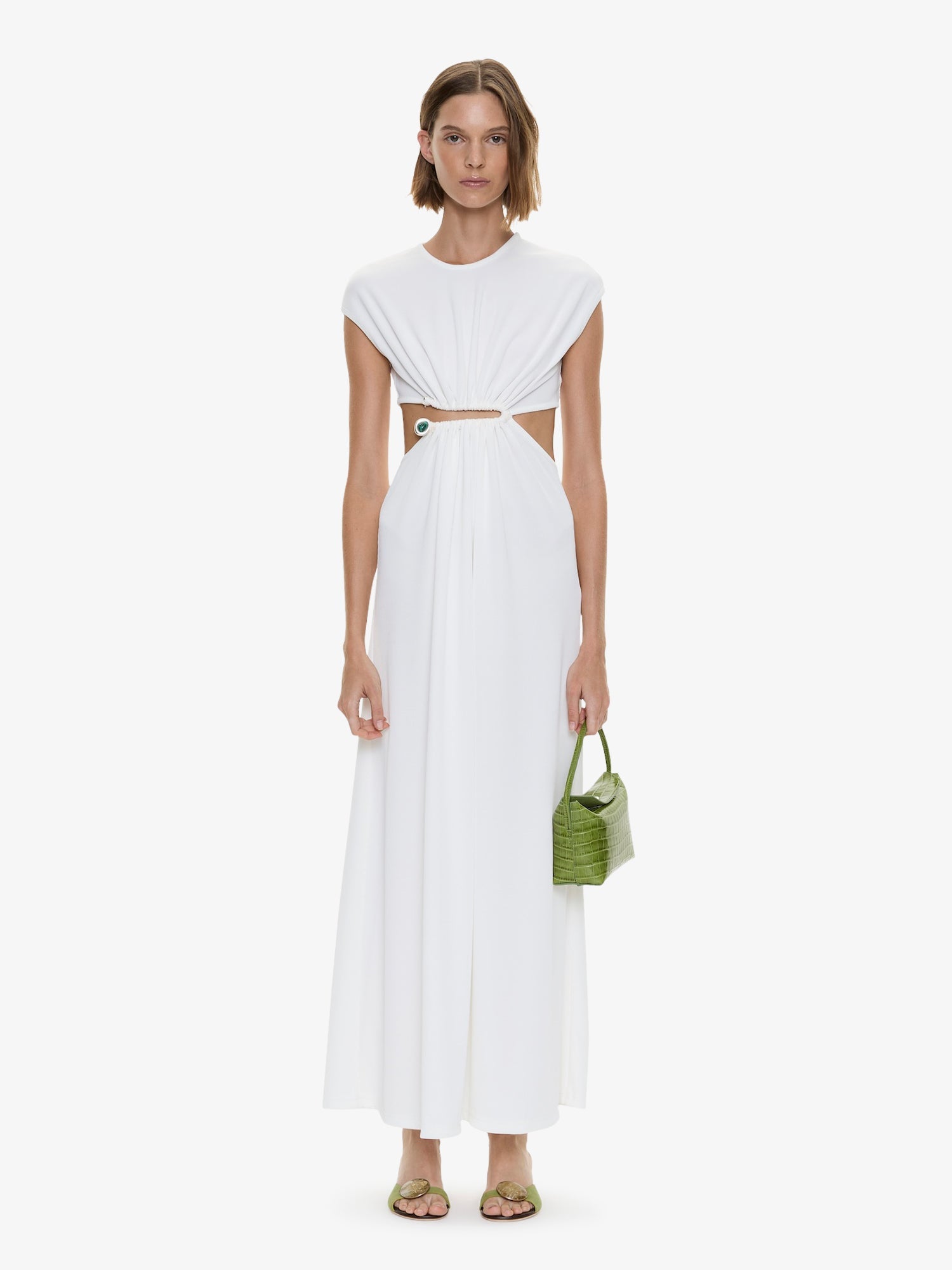 Droplet Crystal Clasp Tank Dress
