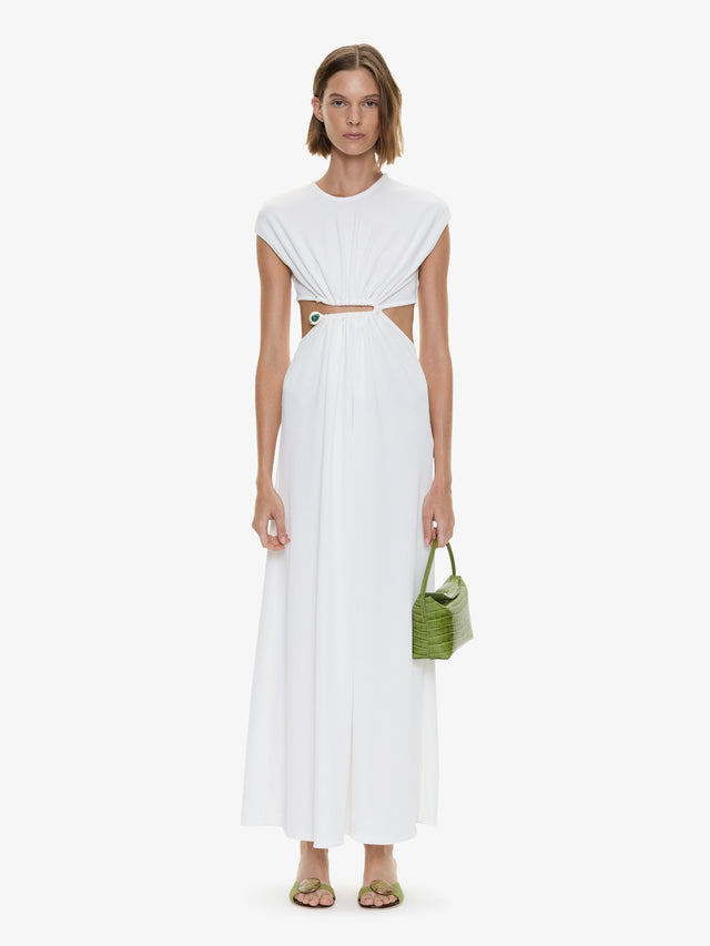 Droplet Crystal Clasp Tank Dress
