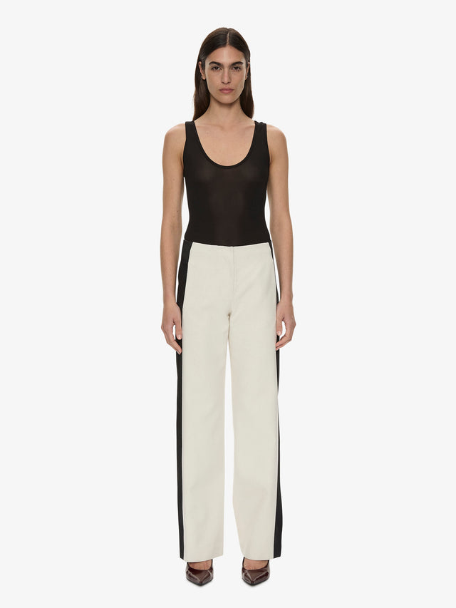 Tuxedo Contrast Silk Trouser
