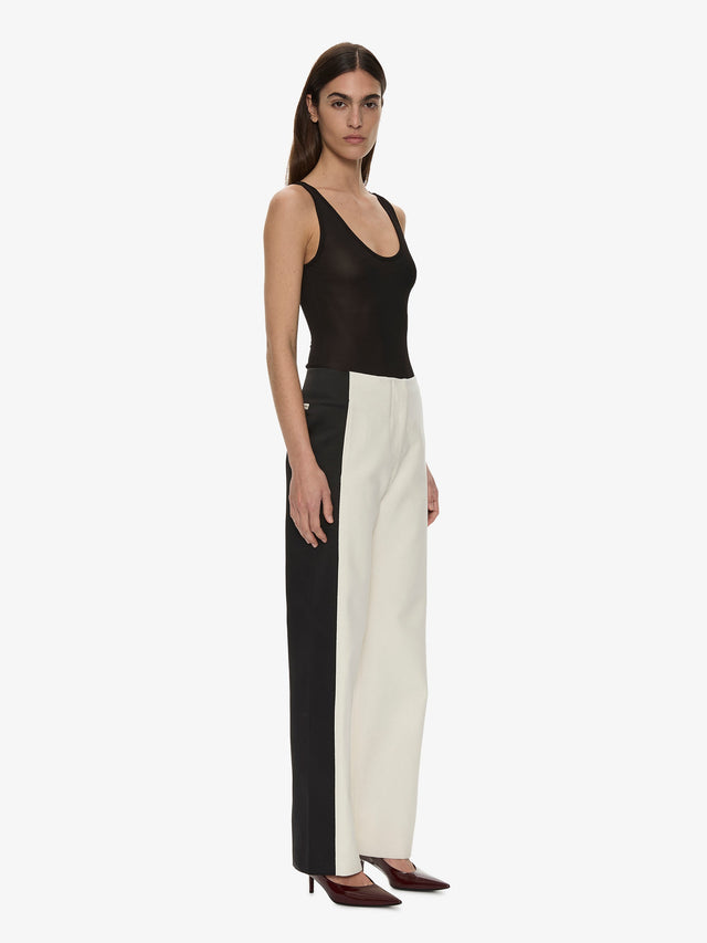 Tuxedo Contrast Silk Trouser