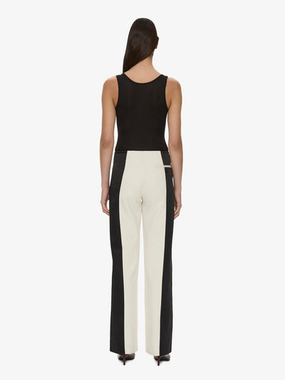 Tuxedo Contrast Silk Trouser