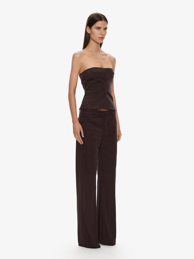 Taped Corduroy Jersey Jean - Image 2