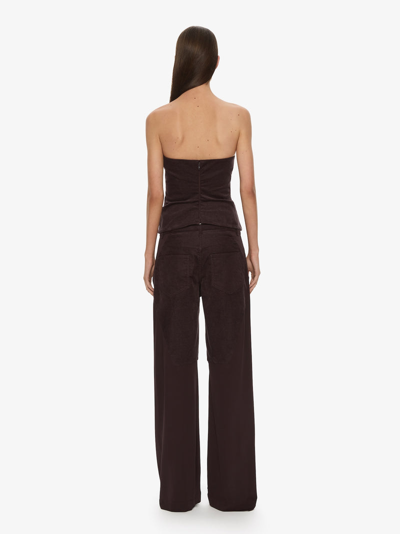 Taped Corduroy Jersey Jean - Image 4