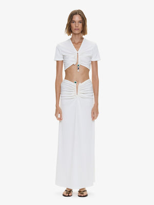 Droplet Crystal Clasp Skirt
