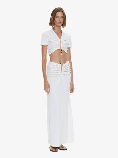 Droplet Crystal Clasp Skirt