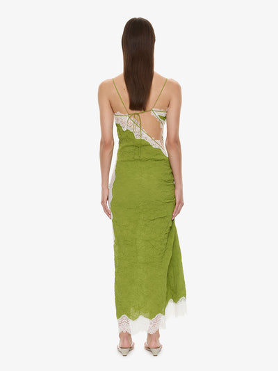 Crimped Lace Cami Dress