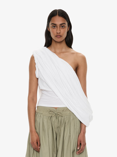 Aiba Draped Jersey Tee