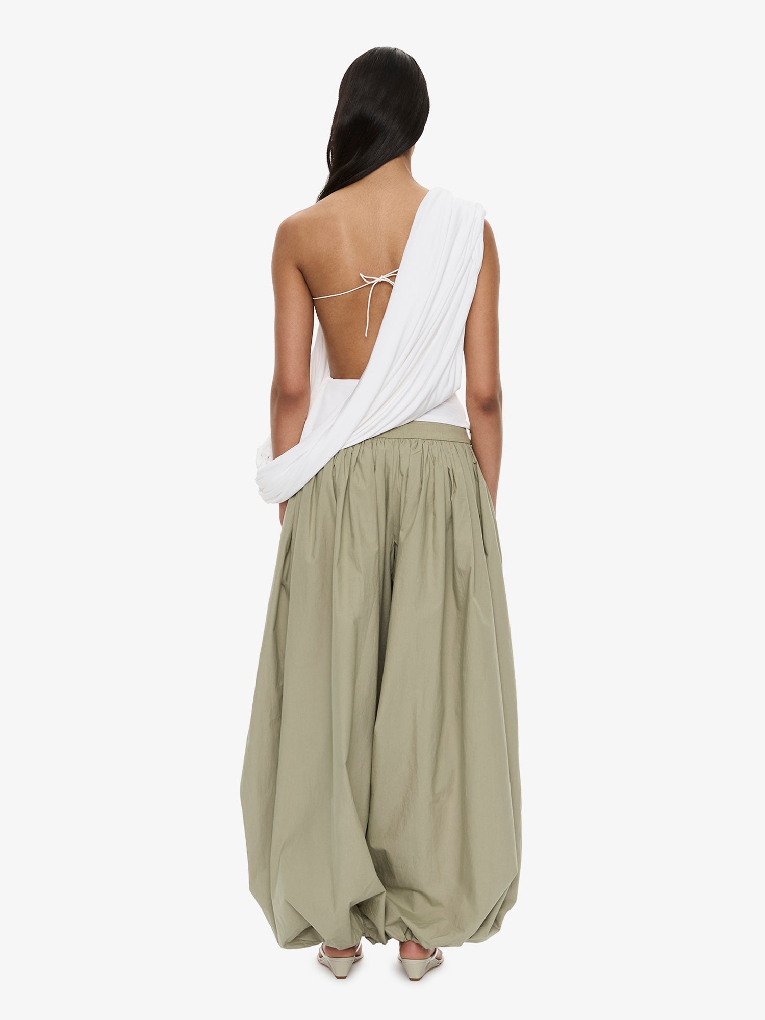 Aiba Draped Jersey Tee