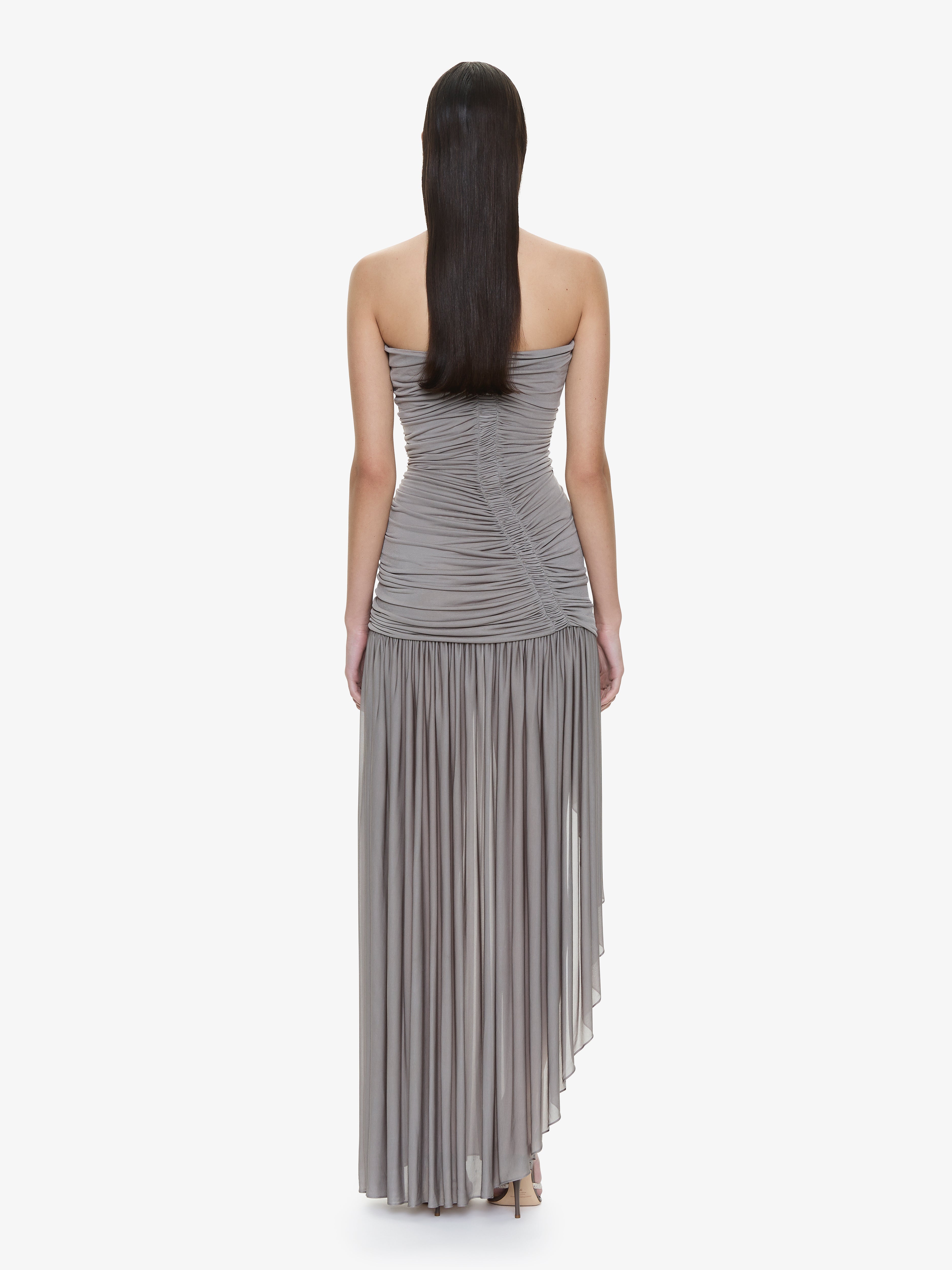 Arced Orion Strapless Gown