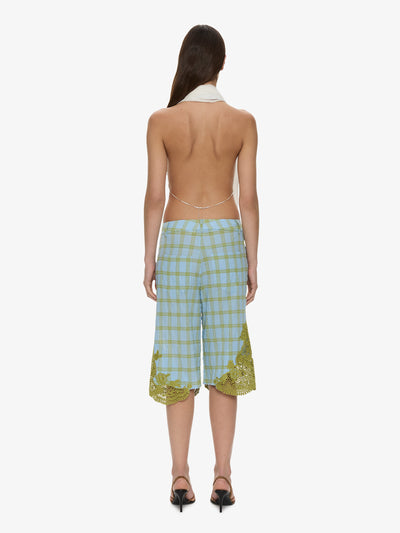Maya Embroidered Handkerchief Shorts
