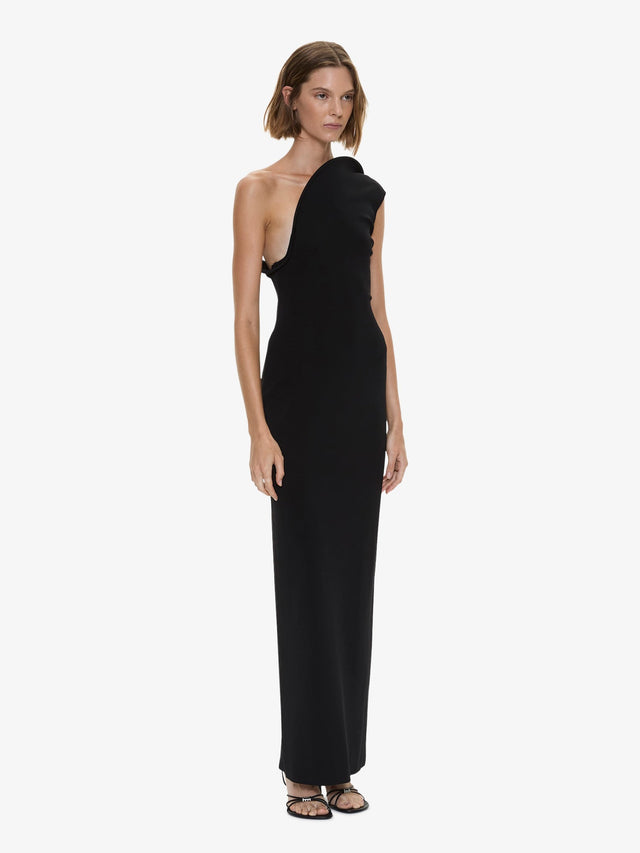 Christopher Esber Concave Wired Dress in Black Size XL