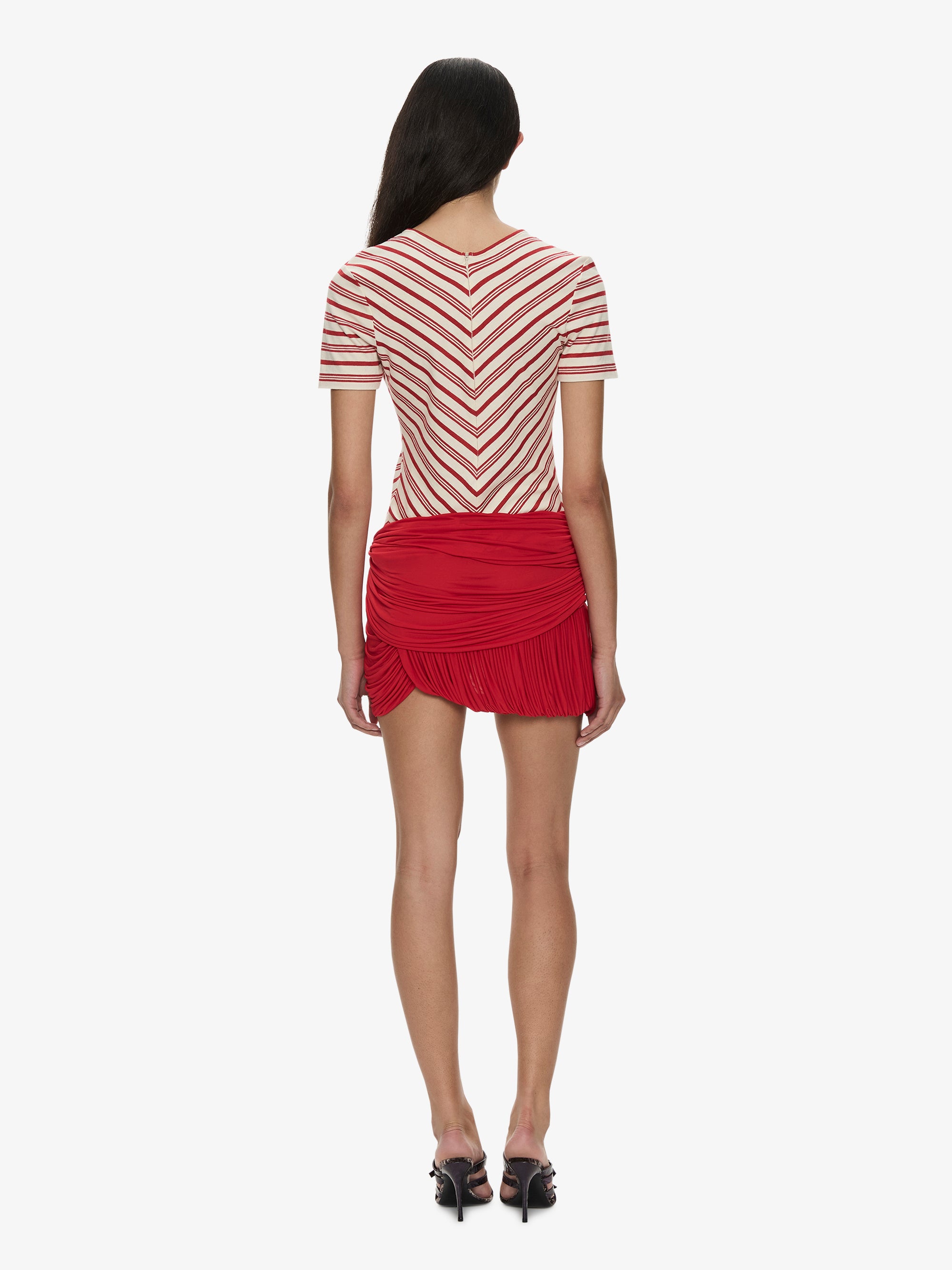 Beach Glass Bubble Mini Skirt