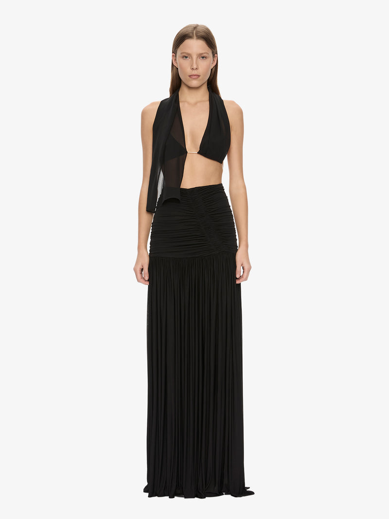 Silk Scarf Chain Bra Top - Image 3
