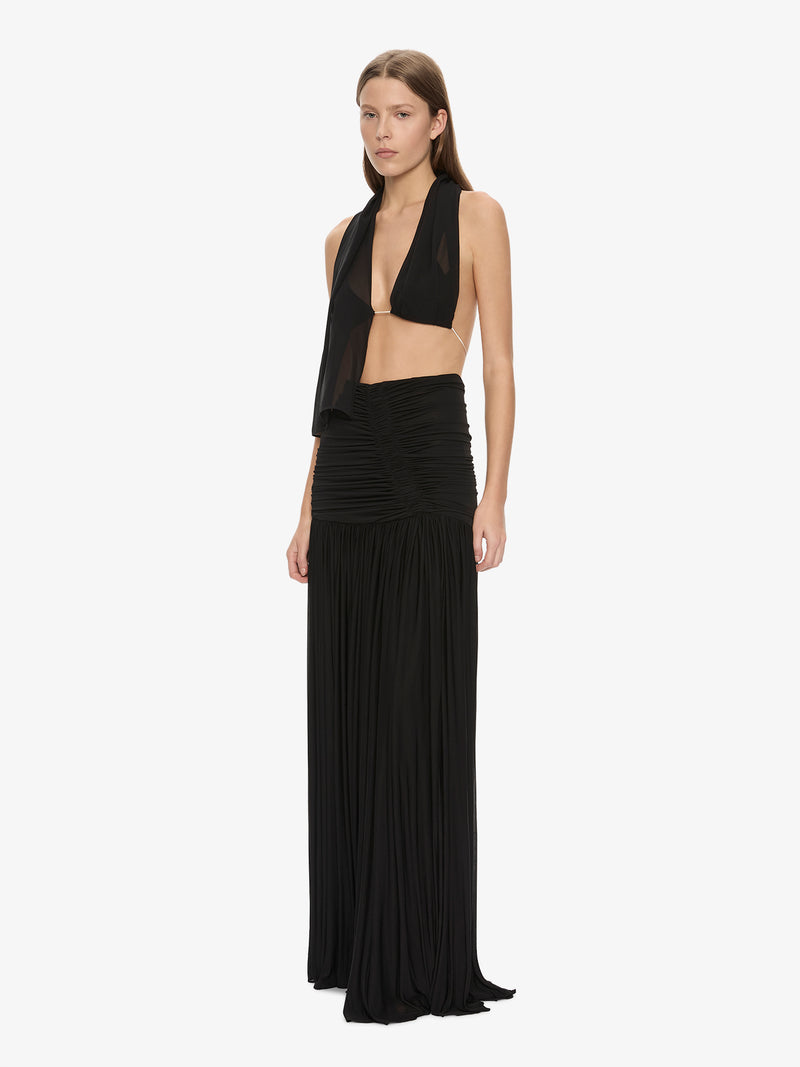 Silk Scarf Chain Bra Top - Image 4