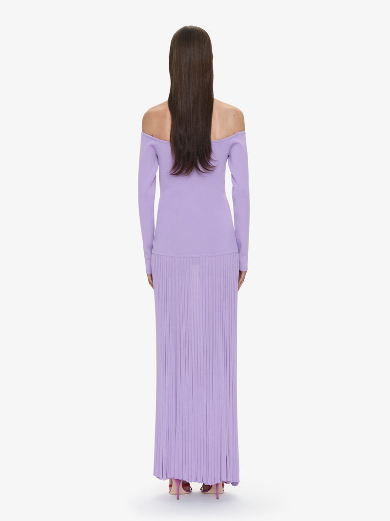 Salacia Pleated Off Shoulder Dress - Image 4