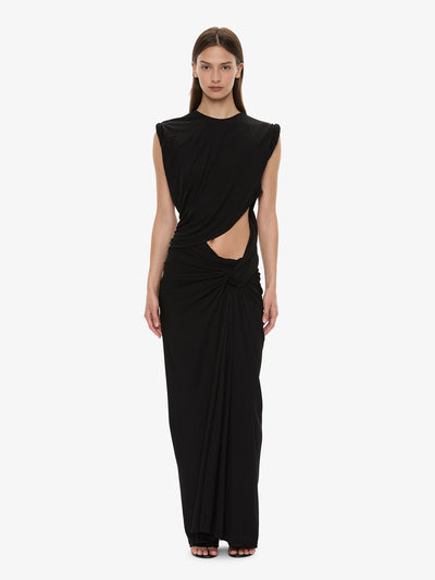 Twisted Lever Rolled Up Tee Dress