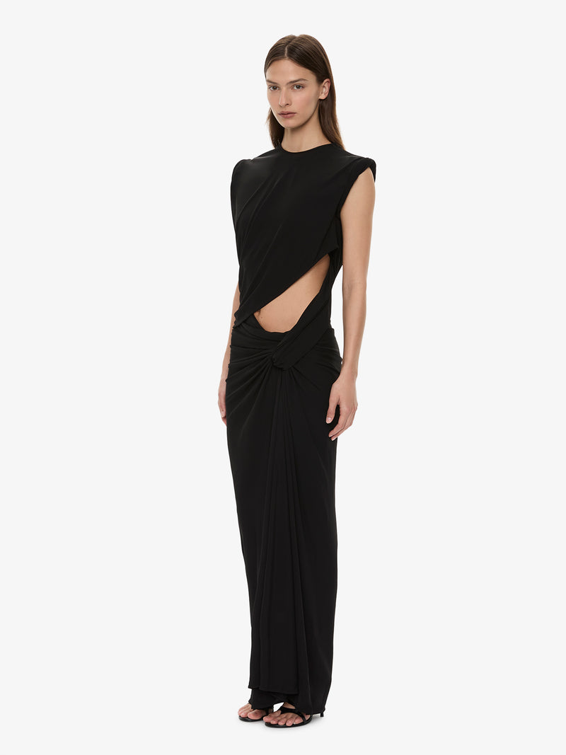 Twisted Lever Rolled Up Tee Dress - Image 2