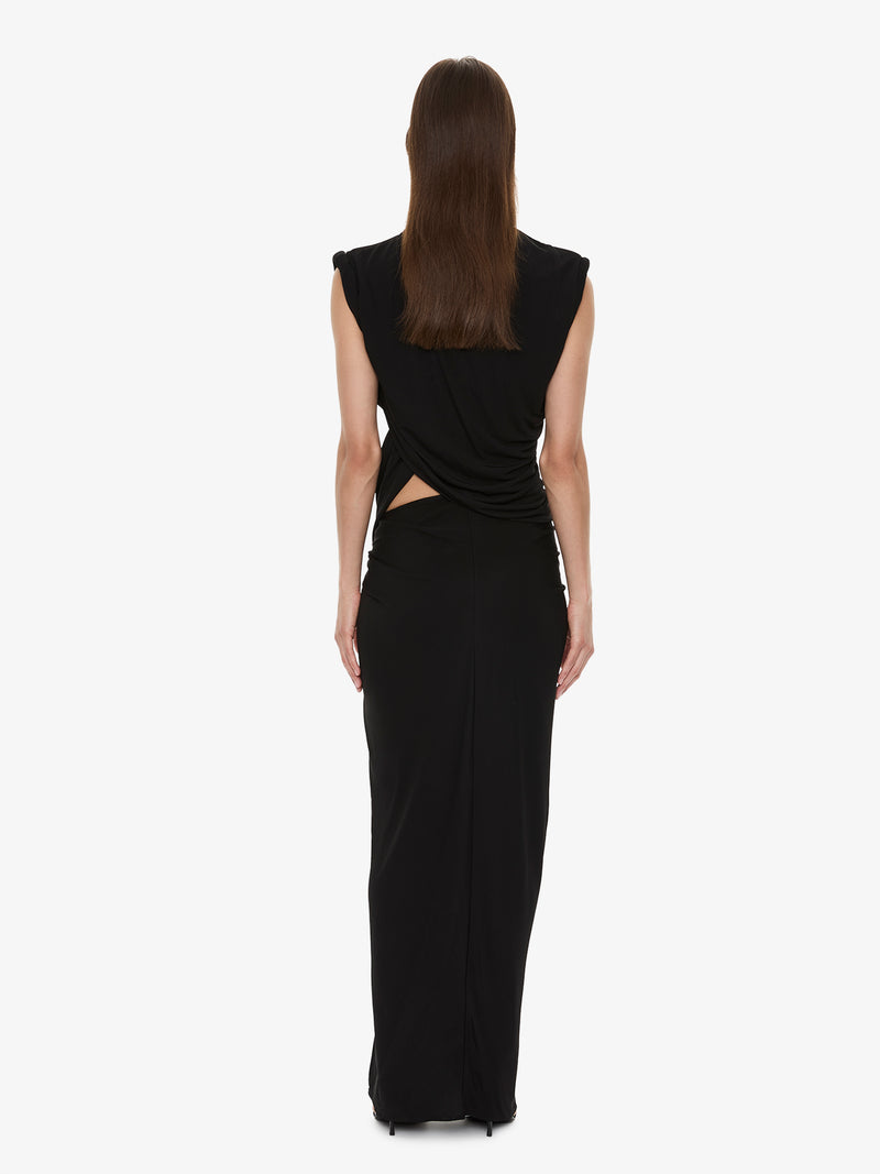Twisted Lever Rolled Up Tee Dress - Image 4