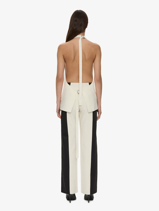 Tuxedo Contrast Silk Vest