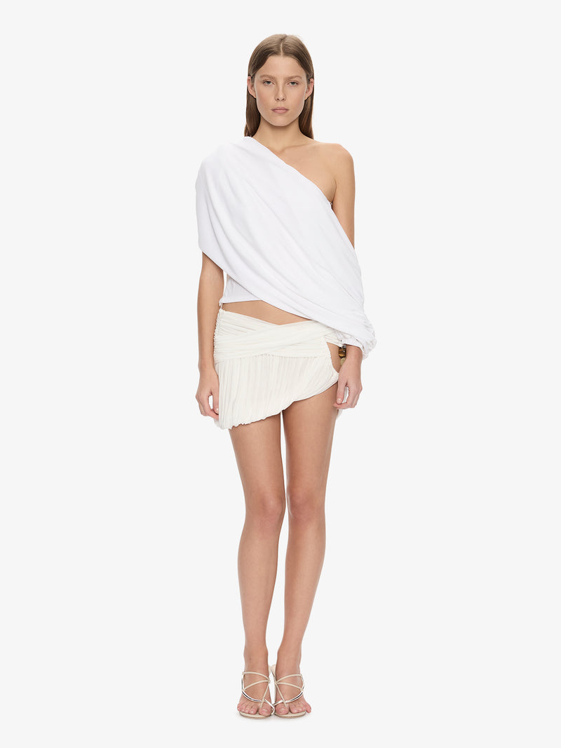 Beach Glass Bubble Mini Skirt - Image 1