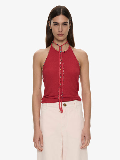 Beach Quartz Halter Tank