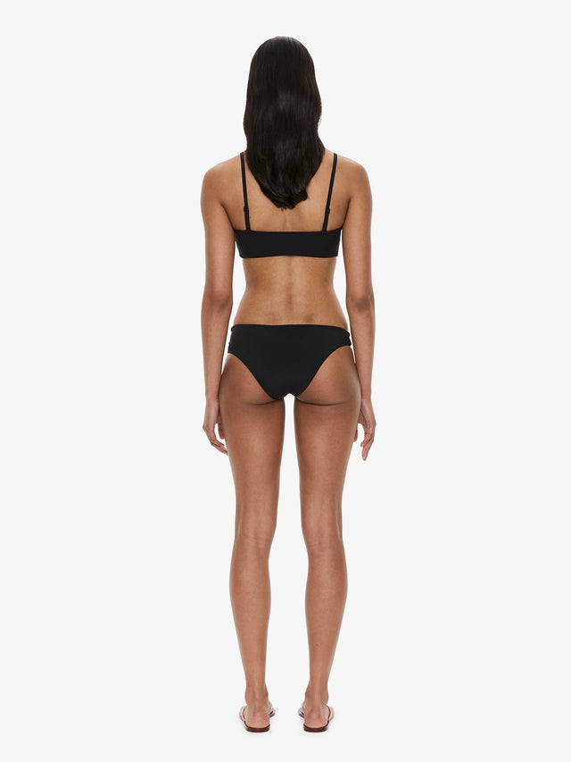 Ruched Crescent Side Brief
