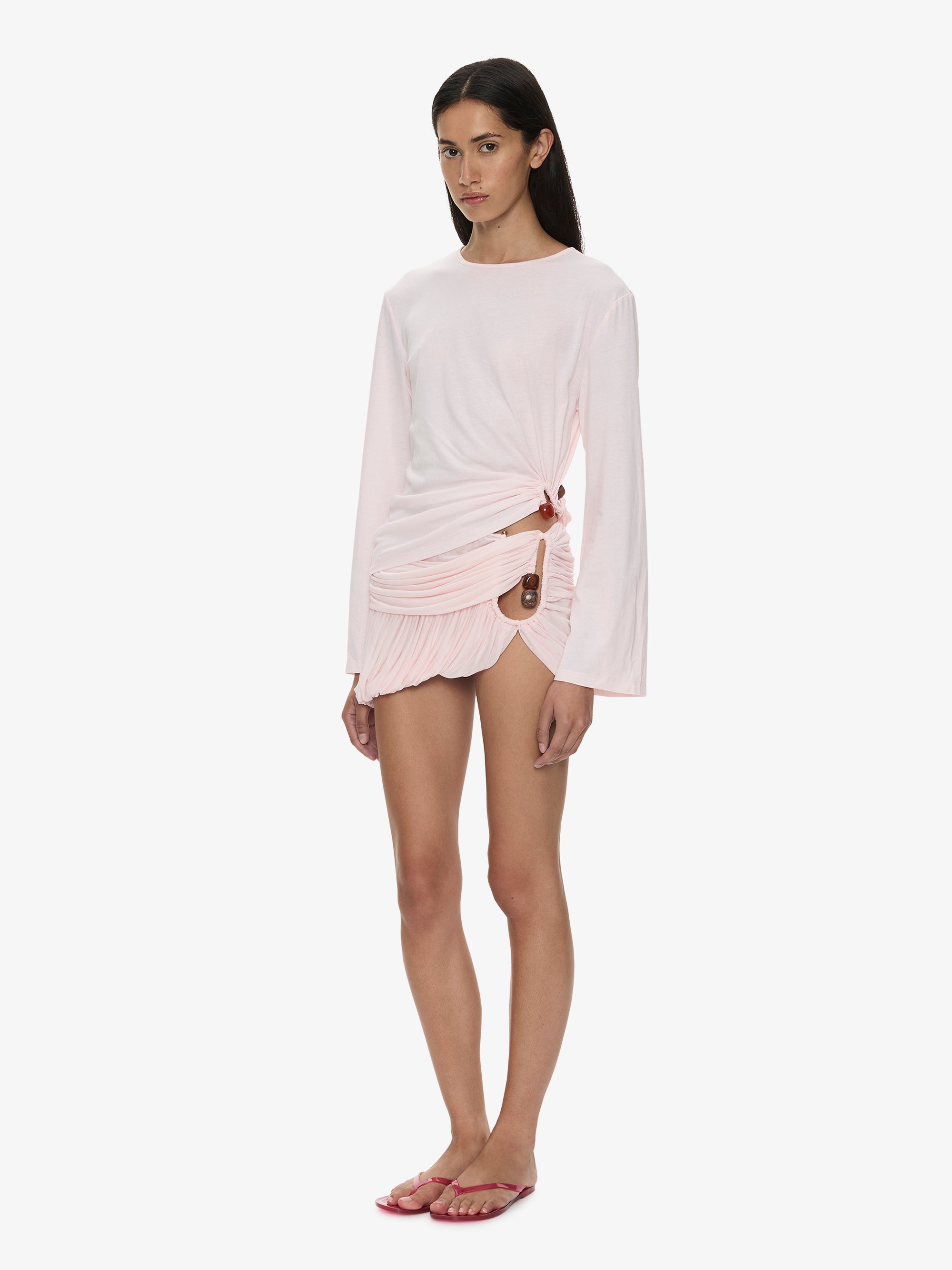 Beach Glass Bubble Mini Skirt