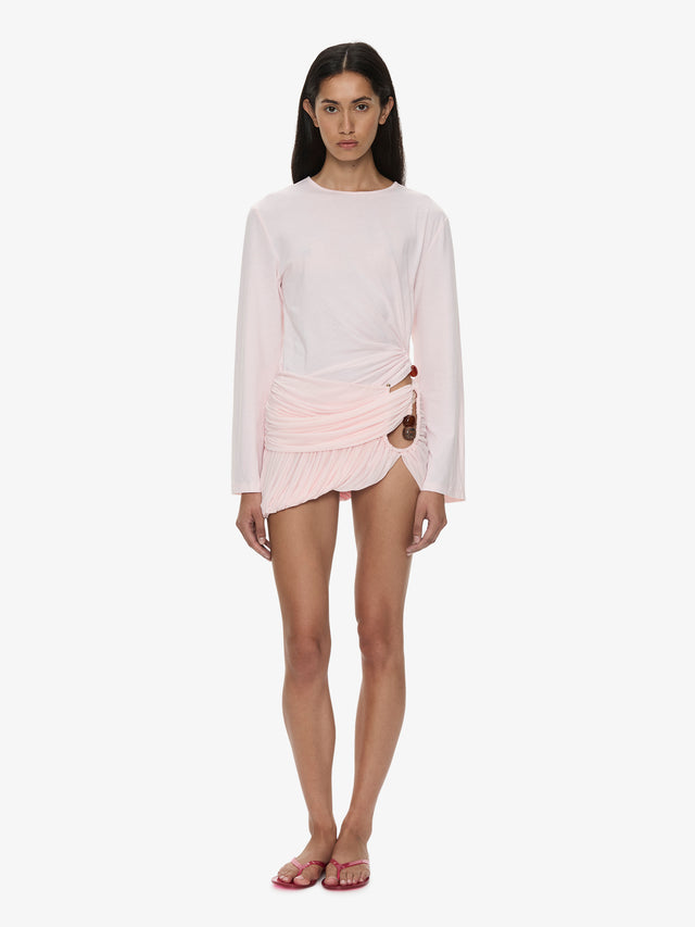 Beach Glass Bubble Mini Skirt