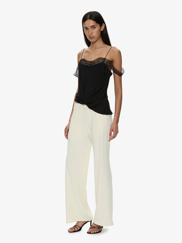 Bias Crepe Trouser