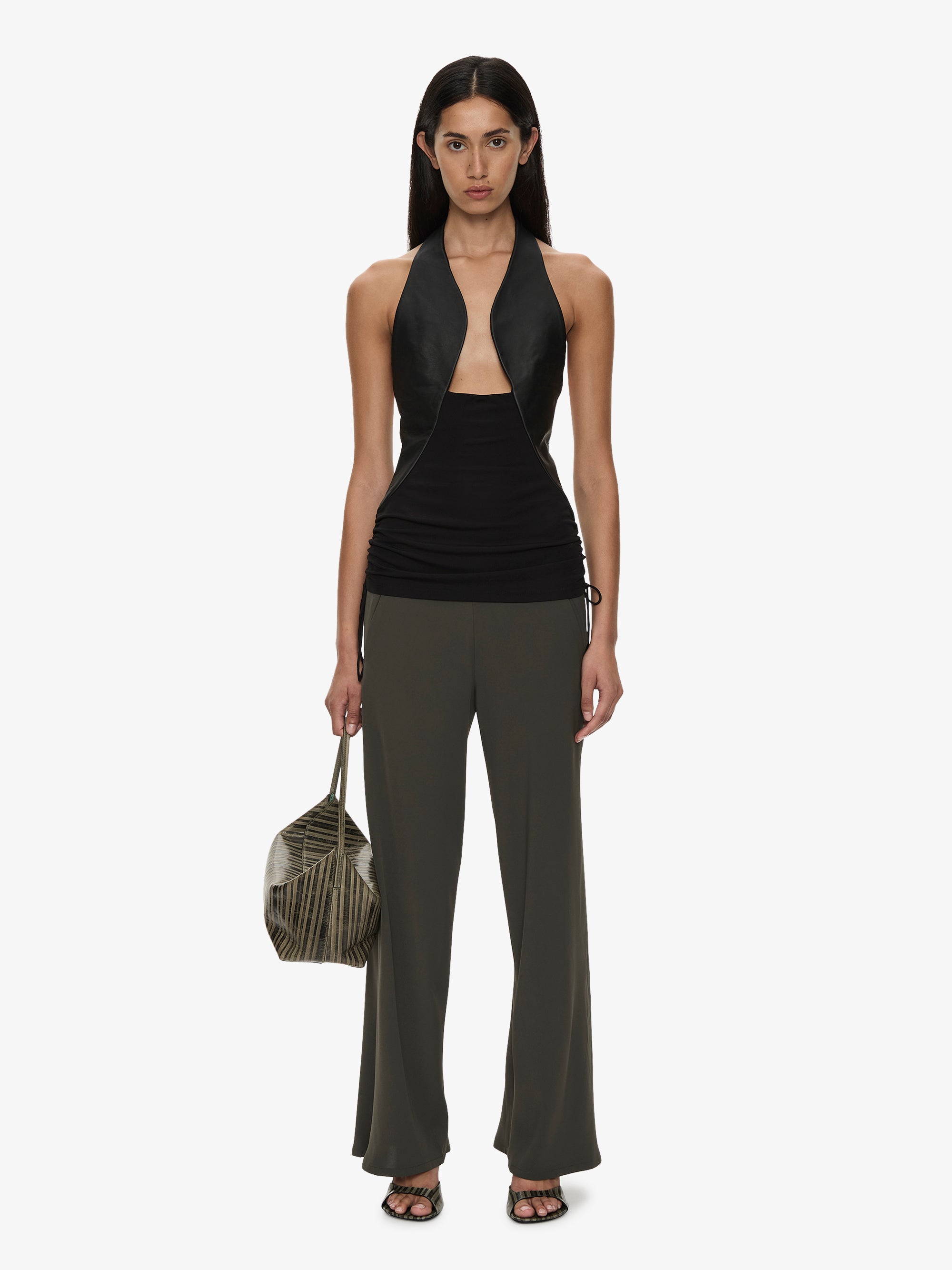 Bias Crepe Trouser